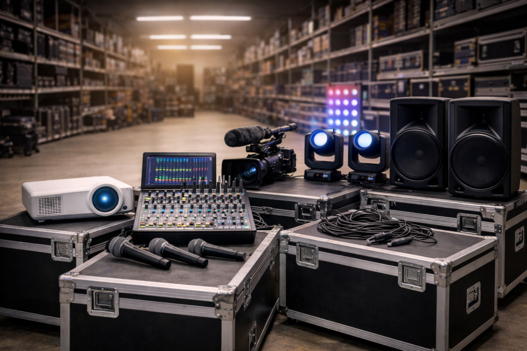 Professional AV equipment
