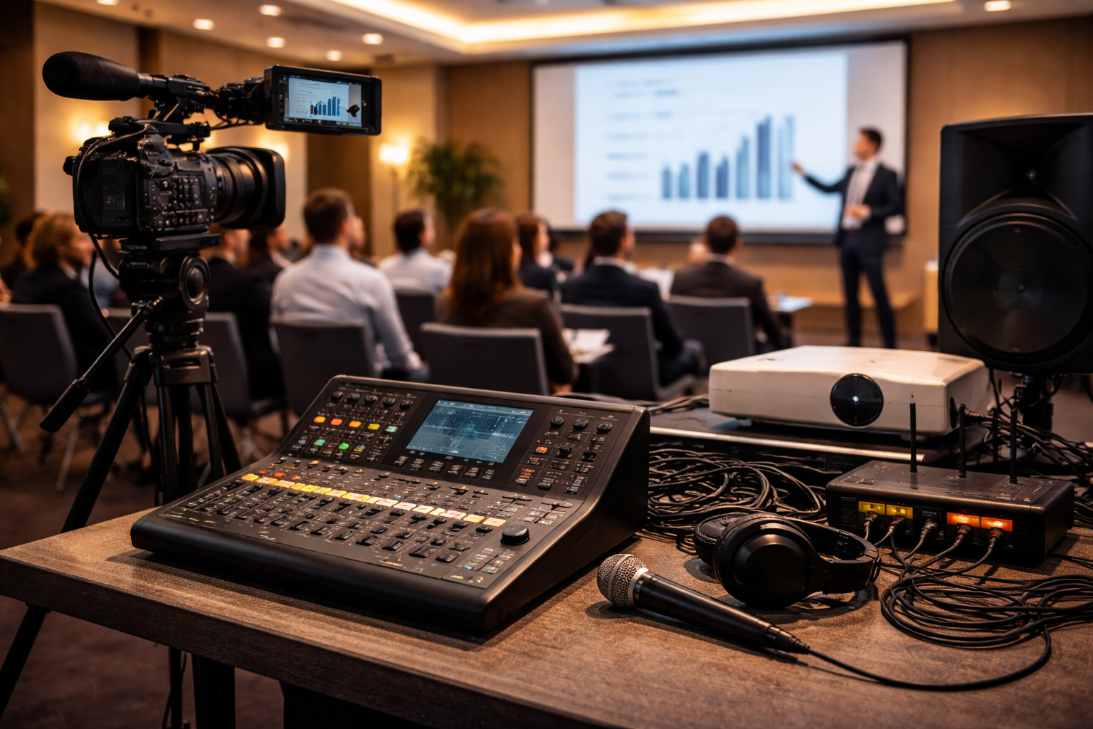 Corporate AV setup