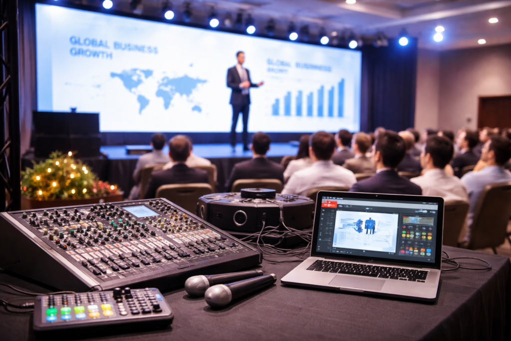 AV control at global business event