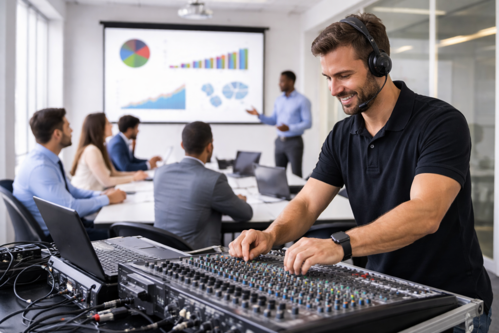 Audio visual technician