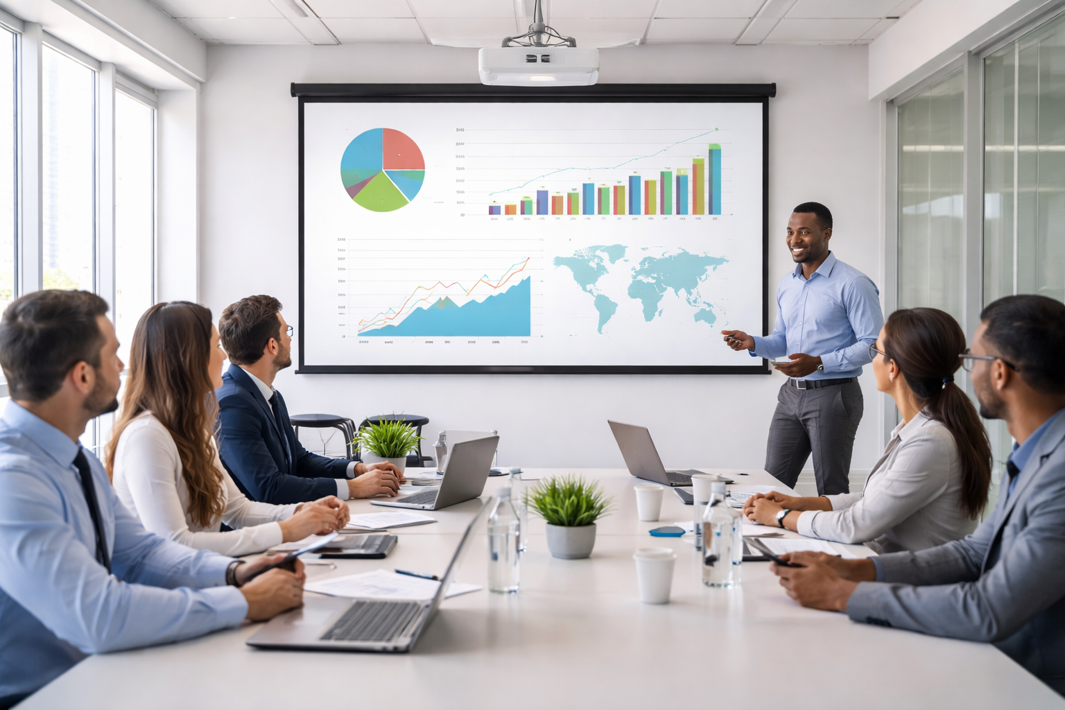 Projectors used in office