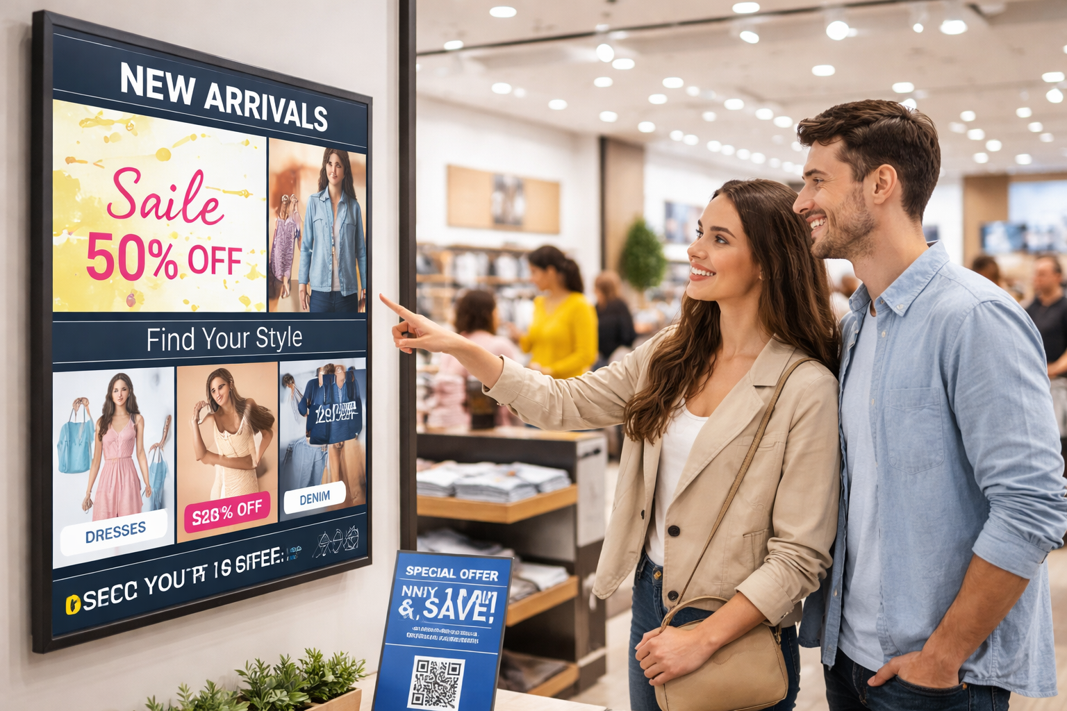 Digital Signage in store Digital Signage in store